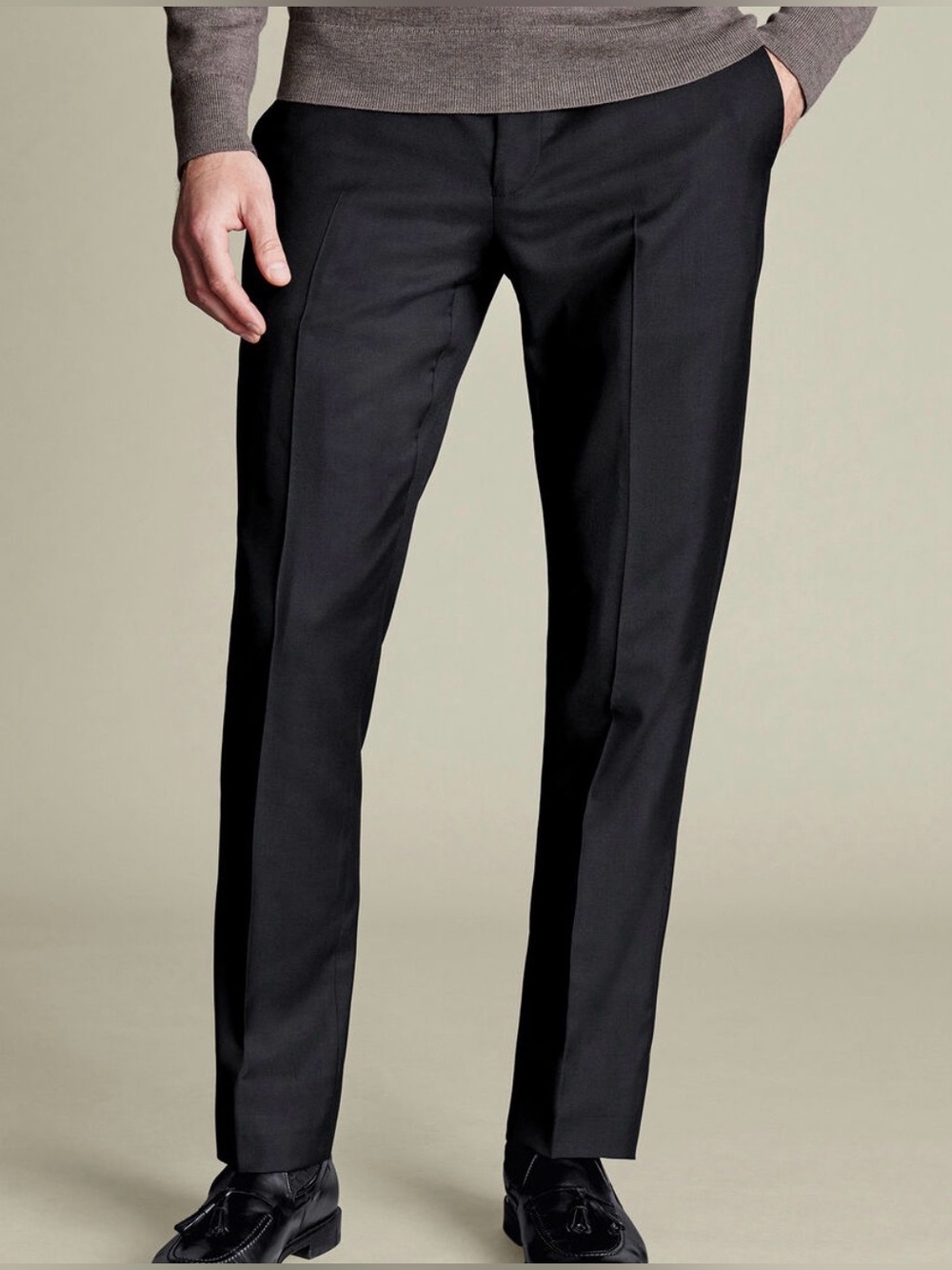 Charles Tyrwhitt Black Dress Pants